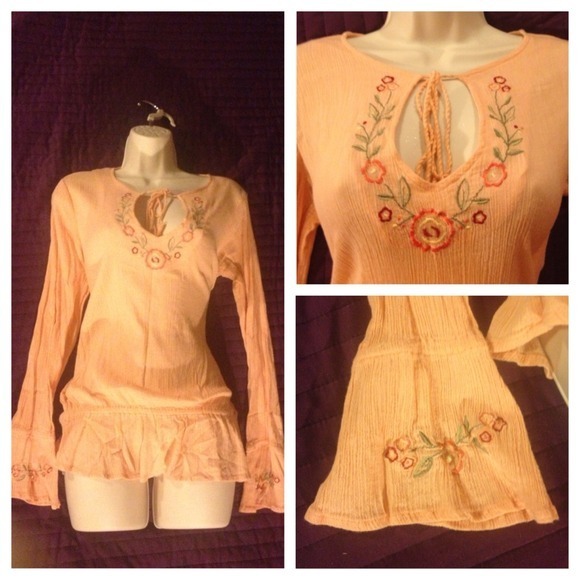 LINEN CRINKLE TOP - Picture 2 of 5